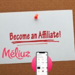 Become an Affiliate Méliuz - Cadastro programa afiliados Méliuz com celular mostrando aplicativo cashback